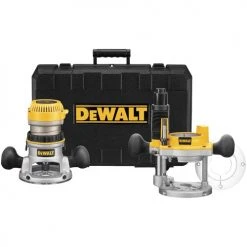 DeWALT DW616PK 1-3/4 HP Fixed Base Plunge Router Woodworking Tool Kit