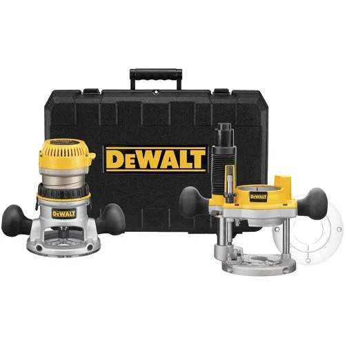 DeWALT DW616PK 1-3/4 HP Fixed Base Plunge Router Woodworking Tool Kit | Powerful & Precision Woodworking Tool 3 DeWALT DW616PK 1-3/4 HP Fixed Base Plunge Router Woodworking Tool Kit