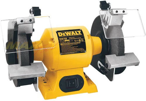 Tools & Equipment DeWALT DW758 8" Heavy-Duty Bench Top 36 60 Grit Grinder Tool - 3/4 HP 3600 RPM 3 Tools & Equipment DeWALT DW758 8" Heavy-Duty Bench Top 36 60 Grit Grinder Tool - 3/4 HP 3600 RPM