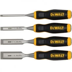 Tools & Equipment DeWALT DWHT16063 4-Piece Short Blade Wood Chisel Chisels Set - Chiseling