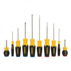 DeWALT DWHT62513 10-Piece Magnetic Tip Quad-Lobe Screwdriver Set