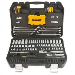 DeWALT DWMT73802 3/8-1/4-Inch Drive Ratchet 142 Piece Metric And SAE Tool Set Automotive