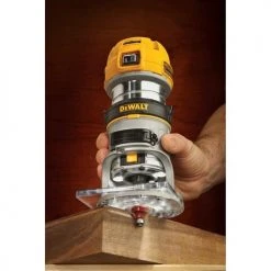 DeWALT DWP611 1.25HP Compact Premium VS Woodworking Router Tool - LED Lighted Tools & Equipment