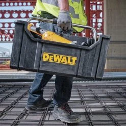 DeWALT DWST08206 TOUGHSYSTEM Stackable Multi-Grip Tool Box Tote 12 DeWALT DWST08206 TOUGHSYSTEM Stackable Multi-Grip Tool Box Tote