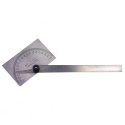 EMPIRE 27912 6-Inch 0/180-Degree Heavy Duty Measuring Stainless Steel Protractor
