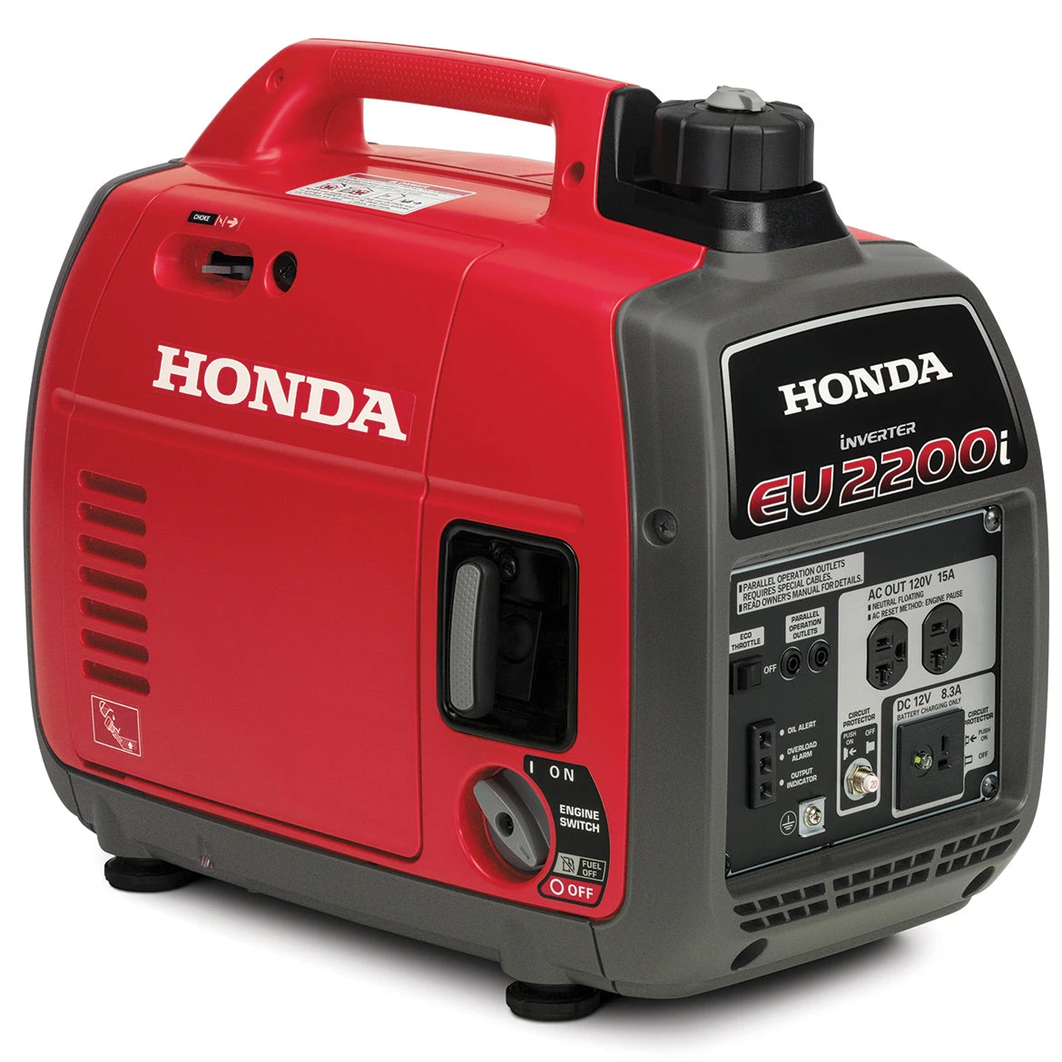 Honda EU2200i 2200-Watt Inverter Generator - Reconditioned | Reliable & Portable Power Solution 8 Gasoline Generators Honda EU2200i 121cc 2200-Watt 120-Volt Inverter Generator - Reconditioned
