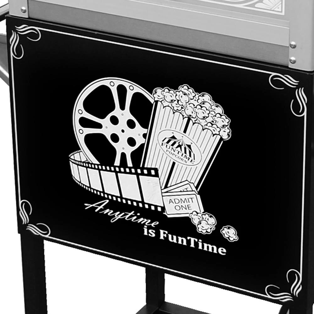 FunTime FT1665PP Palace Popper 16 OZ Commercial Bar Popcorn Popper Machine for Home & Business Use 20 FunTime FT1665PP Palace Popper 16 OZ Commercial Bar Popcorn Popper Machine Cart Home Goods