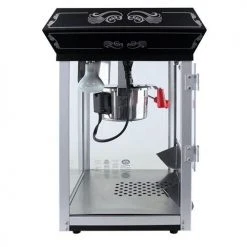 FunTime FT421CB 4oz Black Bar Table Top Popcorn Popper Maker Machine