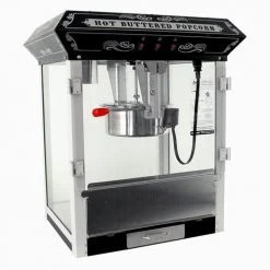 FunTime FT825CB 8oz Black Bar Table Top Popcorn Popper Machine - Perfect for Home, Parties, and Cinemas 27 FunTime FT825CB 8oz Black Bar Table Top Popcorn Popper Maker Machine
