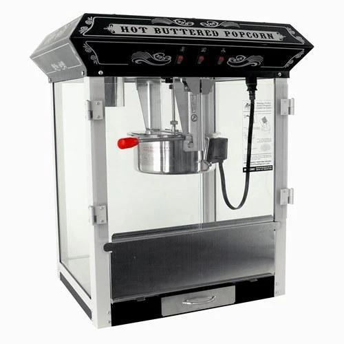 FunTime FT825CB 8oz Black Bar Table Top Popcorn Popper Machine - Perfect for Home, Parties, and Cinemas 9 FunTime FT825CB 8oz Black Bar Table Top Popcorn Popper Maker Machine