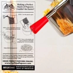 FunTime FT825CB 8oz Black Bar Table Top Popcorn Popper Machine - Perfect for Home, Parties, and Cinemas 37 FunTime FT825CB 8oz Black Bar Table Top Popcorn Popper Maker Machine