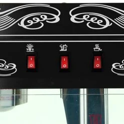 FunTime FT862CB 8oz Black Popcorn Popper Machine Maker Cart Vintage Style