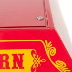 FunTime FT862CR 8oz Red Popcorn Popper Machine Maker Cart Vintage Style