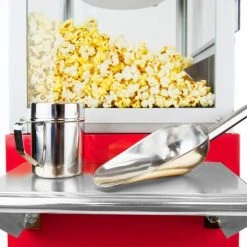 Home Goods FunTime FT862CRS 8oz Red Popcorn Popper Machine Maker Cart Vintage Style