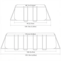 Pools Intex 26355EH 18 Foot X 9 Foot X 52 Inch Ultra XTR Metal Frame Pool W/ Pump