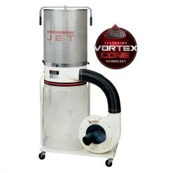 Tools & Equipment JET DC-1200VX-CK1 2HP 230V Heavy Duty Dust Collector 2-Micron Canister Kit