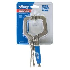Kreg KHC-MICRO 2-Inch Ergonomic Padded Grip Compact Classic Face Clamp Tools & Equipment