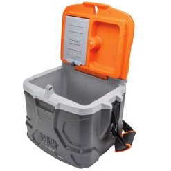Tools & Equipment Klein 55600 17 Qt. Tradesman Pro Tough Box Hard Cooler, Gray