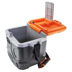Tools & Equipment Klein 55600 17 Qt. Tradesman Pro Tough Box Hard Cooler, Gray