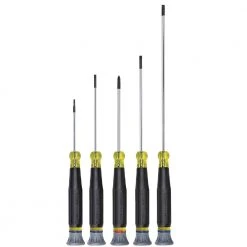 Tools & Equipment Klein 85614 5-Multi-Size Electronic Cushion-Grip Screwdriver Set - 5pc