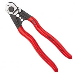 Knipex 95 61 190 7-1/2-Inch 64-HRC Steel Heavy Duty Forged Wire Rope Cutters