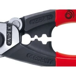Knipex 95 61 190 7-1/2-Inch 64-HRC Steel Heavy Duty Forged Wire Rope Cutters