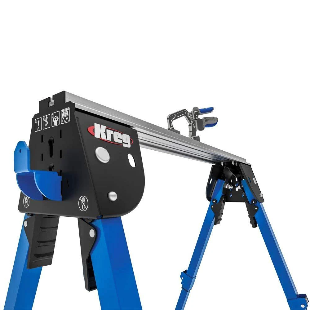 Kreg KWS500 Heavy Duty Steel Portable Folding Adjustable Working Track Horse 5 Kreg KWS500 Heavy Duty Steel Portable Folding Adjustable Working Track Horse