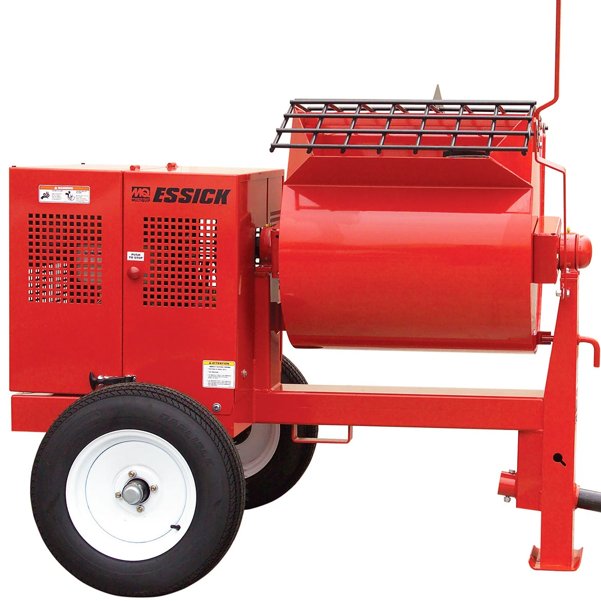 Multiquip EM70SE 1.5 HP 115/230 Volt 14-Gauge 7-Cubic Foot V-Belt Mortar Mixer - Durable Mixing Solution 4 Tools & Equipment Multiquip EM70SE 1.5 HP 115/230 Volt 14-Gauge 7-Cubic Foot V-Belt Mortar Mixer