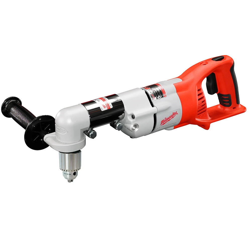 Milwaukee 0721-20 M28 28-Volt Right Angle Drill W/ Side Handle - Bare Tool Tools & Equipment 3 Milwaukee 0721-20 M28 28-Volt Right Angle Drill W/ Side Handle - Bare Tool Tools & Equipment