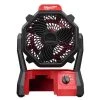 Tools & Equipment Milwaukee 0886-20 M18 18V 2,350-Rpm Adjustable Jobsite Fan W/Adapter - Bare Tool