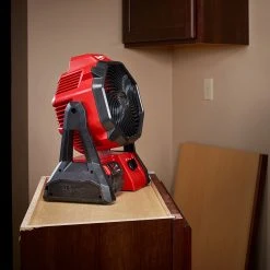 Tools & Equipment Milwaukee 0886-20 M18 18V 2,350-Rpm Adjustable Jobsite Fan W/Adapter - Bare Tool