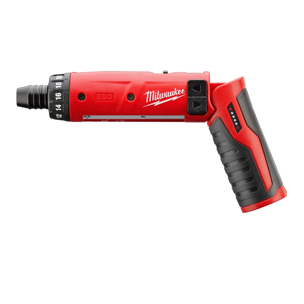 Milwaukee 2101-20 M4 4V 1/4" Cordless Lithium-Ion Hex Screwdriver - Bare Tool 3 Milwaukee 2101-20 M4 4V 1/4" Cordless Lithium-Ion Hex Screwdriver - Bare Tool
