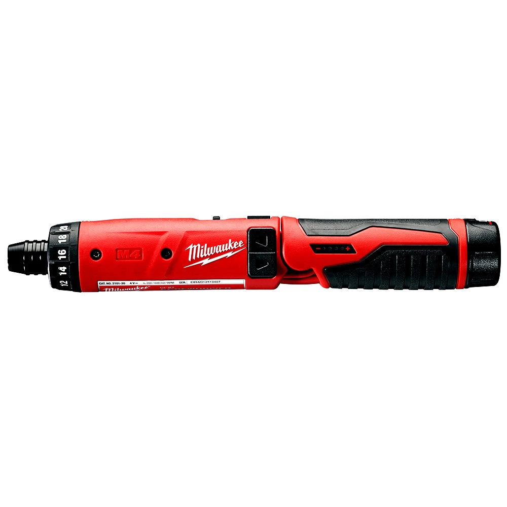 Milwaukee 2101-22 M4 4V 1/4-Inch Hex Screwdriver W/ Batteries Tools & Equipment 6 Milwaukee 2101-22 M4 4V 1/4-Inch Hex Screwdriver W/ Batteries Tools & Equipment