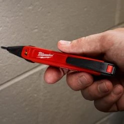 Milwaukee 2202-20 1,000V LED Indicating Pocket Clip Voltage Detector Tools & Equipment