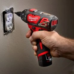 Milwaukee 2401-22 M12 12V 1/4-Inch Hex Screwdriver Kit Tools & Equipment