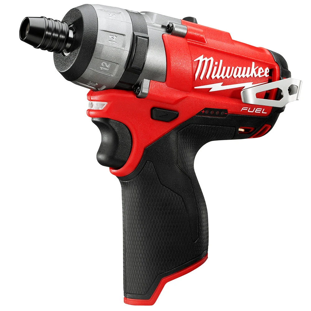 Tools & Equipment Milwaukee 2402-20 M12 FUEL 12V 1/4" Hex 2-Speed Screwdriver W/Clip - Bare Tool 3 Tools & Equipment Milwaukee 2402-20 M12 FUEL 12V 1/4" Hex 2-Speed Screwdriver W/Clip - Bare Tool