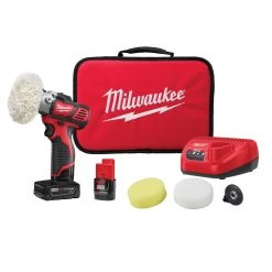 Automotive Milwaukee 2438-22X M12 12V Variable Speed Polisher/Sander Kit