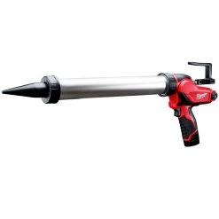 Tools & Equipment Milwaukee 2442-21 M12 12V 20Oz. Aluminum Caulk And Adhesive Gun Kit