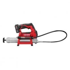 Tools & Equipment Milwaukee 2446-21XC M12 12V 14-Inch Lithium-Ion Grease Gun Kit