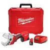 Tools & Equipment Milwaukee 2470-21 M12 12V Plastic Pipe Shear Kit