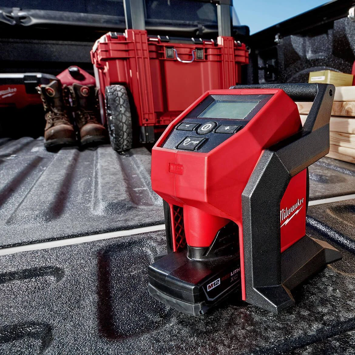 Milwaukee 2475-21XC M12 12V 4.0Ah Cordless Compact Inflator Kit Tools & Equipment 6 Milwaukee 2475-21XC M12 12V 4.0Ah Cordless Compact Inflator Kit Tools & Equipment