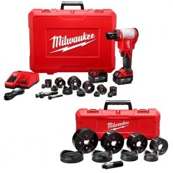 Milwaukee 2676-23 M18 18V 10 Ton Knockout Tool Kit 1/2" To 4"