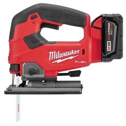 Milwaukee 2737-21 M18 FUEL 18V Heavy Duty Cordless D-Handle Jig Saw Kit 12 Milwaukee 2737-21 M18 FUEL 18V Heavy Duty Cordless D-Handle Jig Saw Kit