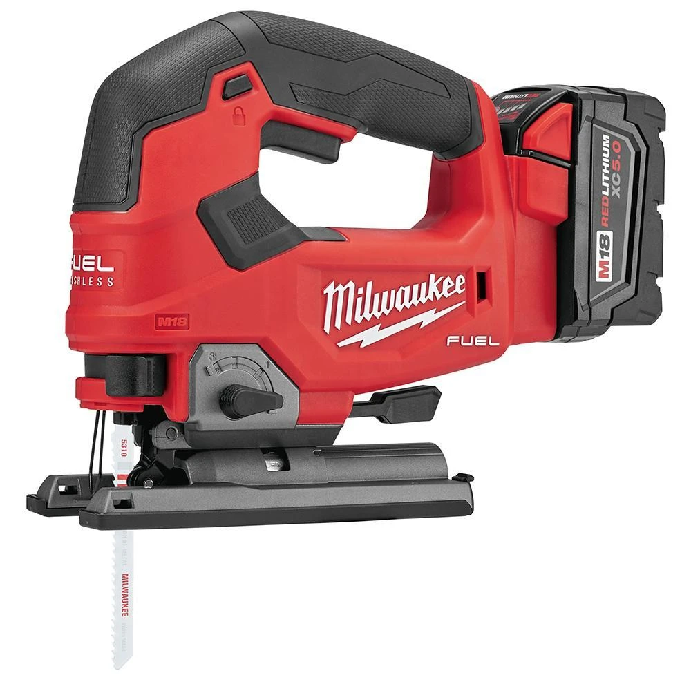 Milwaukee 2737-21 M18 FUEL 18V Heavy Duty Cordless D-Handle Jig Saw Kit 5 Milwaukee 2737-21 M18 FUEL 18V Heavy Duty Cordless D-Handle Jig Saw Kit