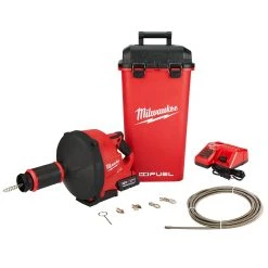 Tools & Equipment Milwaukee 2772B-21XC M18 FUEL 18V Multi-Cable Cordless Drain Snake Kit