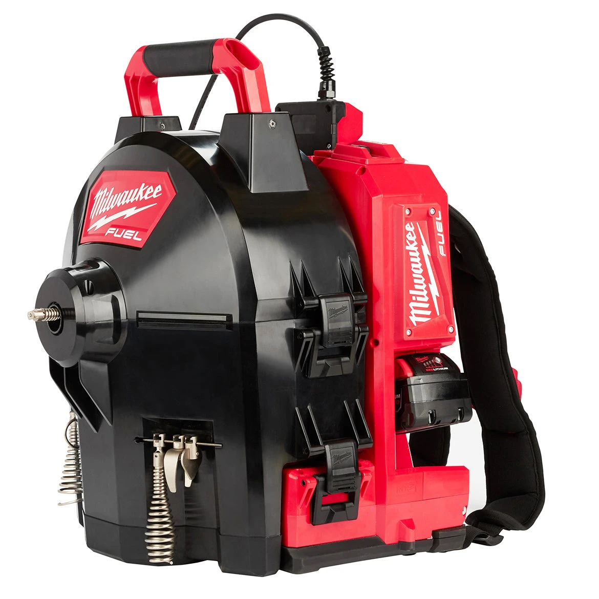 Milwaukee 2775B-211 M18 FUEL 18V 3/8-Inch X 50-Foot Drain Snake Kit | Powerful Plumbing Tool 4 Milwaukee 2775B-211 M18 FUEL 18V 3/8-Inch X 50-Foot Switch Pack Drain Snake Kit