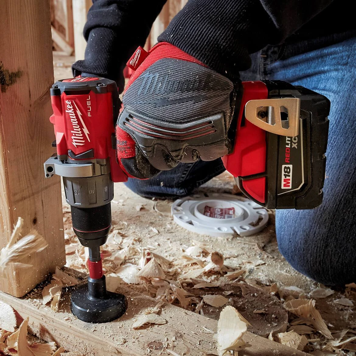 Milwaukee 2804-20 M18 FUEL 18V 1/2" Cordless Brushless Hammer Drill - Bare Tool 7 Milwaukee 2804-20 M18 FUEL 18V 1/2" Cordless Brushless Hammer Drill - Bare Tool