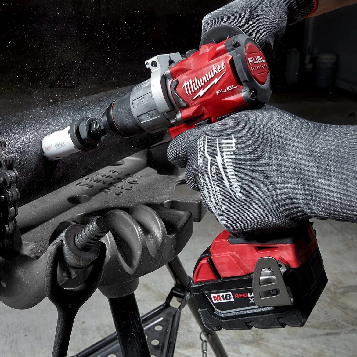 Milwaukee 2804-20 M18 FUEL 18V 1/2" Cordless Brushless Hammer Drill - Bare Tool 10 Milwaukee 2804-20 M18 FUEL 18V 1/2" Cordless Brushless Hammer Drill - Bare Tool