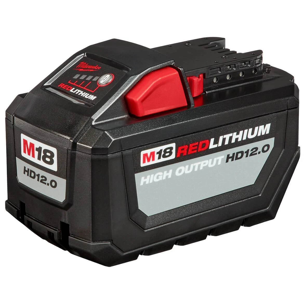 Milwaukee 48-11-1812 M18 FUEL 18V 12.0-Amp Lithium-Ion High Output Battery Pack 3 Milwaukee 48-11-1812 M18 FUEL 18V 12.0-Amp Lithium-Ion High Output Battery Pack