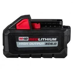 Tools & Equipment Milwaukee 48-11-1862 M18 FUEL 18V 6.0-Amp Li-Ion High Output Battery Pack - 2pk